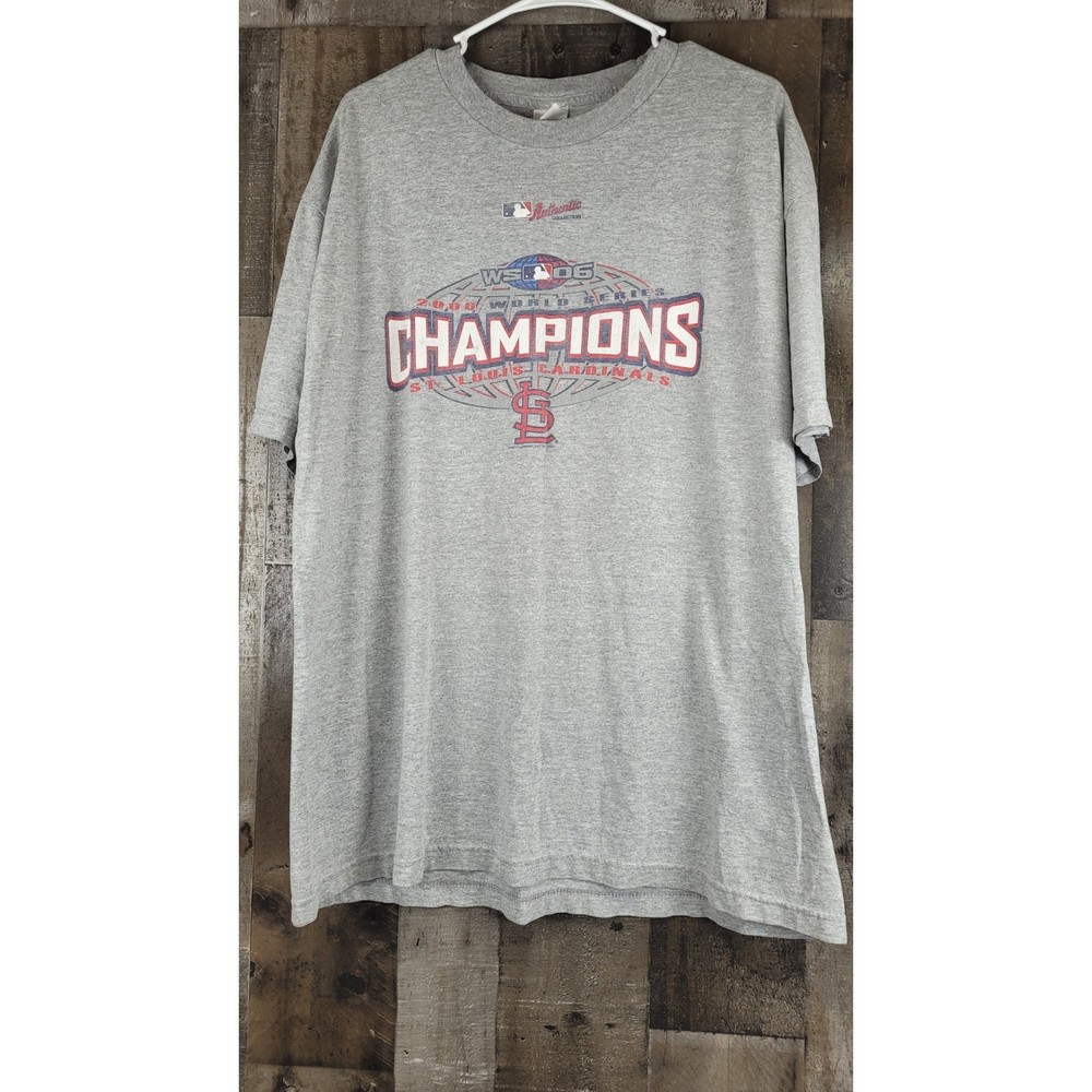 St Louis Cardinals 2008 World Series Champions Tee Size XL Vintage